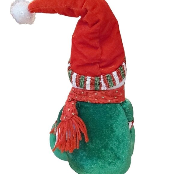 12.75 Inch Christmas Snowman Elf Calendar, Interactive Plush - Picture 2 of 6